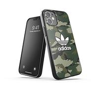 adidas Phone Case Designed for iPhone 12 Mini Case, 5.4 Inches, Drop Tested Cases, Shockproof Raised Edges, Originals Snap Case Protective Cover, Night Cargo Black
