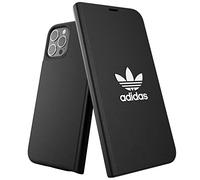 adidas Phone Case Designed for iPhone 12 Pro Max Case, 6.7 Inches, Folio Booklet Drop Tested Cases, Shockproof Raised Edges, Originals Protective Cover, Black