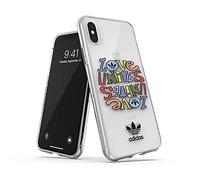 adidas Phone Case Designed for iPhone X, iPhone XS Case, Drop Tested Cases, Shockproof Raised Edges, Originals Protective Cover, Pride Inspired Design