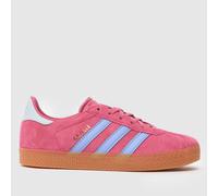 adidas Pink Multi Gazelle Girls Junior Trainers UK 2 (EU 34)