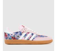 adidas Pink Multi X Liberty London Samba OG Girls Youth Trainers UK 5 (EU 38)