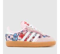 adidas Pink Multi X Liberty Samba OG Girls Toddler Trainers UK 9 (EU 26½)