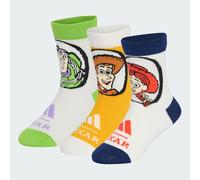 adidas Girl's Pixar Toy Story Socks Socks, orbit grey/off white/semi solar gold, 4-5 Years