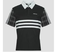 adidas Polo shirt Tartan Regular Rugby Polo in Black EU M