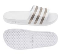 Adidas Pool Footwear - Pool Shoe - Adilette Aqua Slides - White/Gold