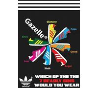 Adidas Poster 7 Deadly Sins Advertisment Photo Wall Art Picture A4