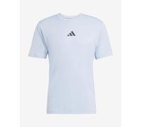 adidas Power 3 Stripes Short Sleeve T-Shirt Light Blue Black - S