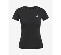 adidas Power Essentials Workout Contour Short Sleeve T-Shirt Black Women - L