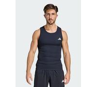 adidas Men's Power Essentials Workout Rib Tank, Black, XXL