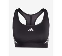 adidas Powerimpact Train Medium-Support 3-Stripes sports bra pure black - XS-AB