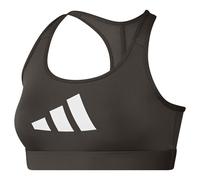 Adidas Powerreact Big Logo Graphic Sports Bra Black XS Women