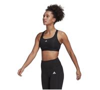 adidas Powerreact Medium-Support Sports Bra for Women - Black Running Essential
