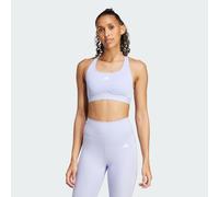 adidas Powerreact Sports Bra Womens Gym Top Ladies Fitness Violet
