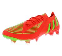 adidas Predator 18.4 FxG Soccer Shoe Unisex-Adult, Bright Red/Light Green/Jet Black-red, 14.5 Women/13.5 Men