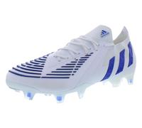 adidas Predator 18.4 FxG Soccer Shoe Unisex-Adult, Cloud White/Hi-res Blue/Cloud White-white, 14.5 Women/13.5 Men