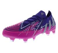 adidas Predator 18.4 FxG Soccer Shoe Unisex-Adult, Team College Purple/Silver Metallic/Team Shock Pink, 14 Women/13 Men