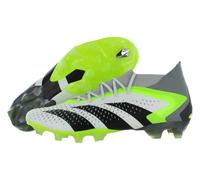 adidas Predator Accuracy.1 Artificial Grass Unisex Shoes, Cloud White/Core Black/Lucid Lemon-, 9.5 Women/8.5 Men