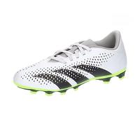 adidas Predator Accuracy.4 FxG J Firm Ground, FTWR White Core Black Lucid Lemon, 5 UK