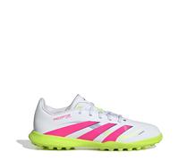 adidas Predator Childrens Astro Turf Football Boots 12K White/Pink