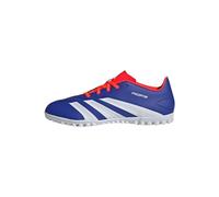 adidas Predator Club Football Boots Turf, Lucid Blue/Cloud White/Solar Red, 7.5 UK