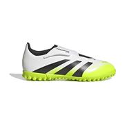 adidas Junior Predator Club Velcro Hook and Loop Football Boots - White, White, Size 1 Older White