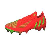 adidas Predator Edge.1 L SG, Unisex-Adult Sneaker, Solar Red Team Solar Green Core Black, 8 UK