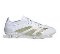 adidas Predator Elite FG Unisex Shoes, Footwear White/Gold Metallic/Footwear White, 5.5 Women/4.5 Men