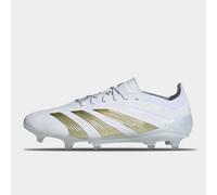 Adidas Predator Elite Firm Ground Football Boots 7 White/Gold/Wht