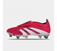 Adidas Predator Elite Fold Over Tongue Childrens Soft Ground Football Boots 11K Red/White