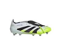 adidas Predator Elite Fold-Over Tongue FG Cleats (Cloud White/Core Black/Lucid Lemon, US Footwear Size System, Adult, Men, Numeric, Medium, 12)