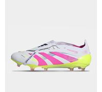 Adidas Predator Elite Fold Over Tongue Firm Ground Football Boots 10 White/Pink