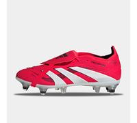 Adidas Predator Elite Fold Over Tongue Juniors Soft Ground Football Boots 3 Red/White