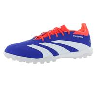 adidas Predator Elite TF Unisex Shoes, Lucid Blue/Footwear White/Solar Red, 14 Women/13 Men