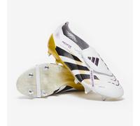 adidas Mens Elite Fold Over Tongue Adults Soft Ground Football Boots White/Black/Gold 10 UK