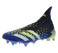 adidas Predator Freak + Soft Ground Mens Shoes, Core Black/Cloud White/Solar Yellow-black, 11.5