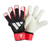 adidas Unisex Predator Goalkeeper Glove Match Fingersave Shoes, Black/Black/White, 7