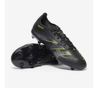 adidas Unisex Predator League Firm Multi Ground Football Boots, Core Black/Carbon/Lucid Lemon, 11 UK