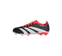 adidas Predator League Firm Ground Football Boots, Core Black/Cloud White/Solar Red, 5.5 UK Child