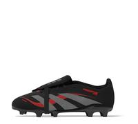 adidas Predator League FOLD-Over Tongue Firm Ground Football Boots Kids, core Black/Grey Four/Lucid red, 3.5 UK Child