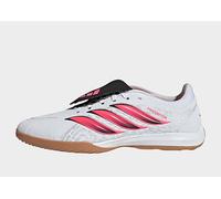 adidas Unisex Predator League Fold- Over Tongue Indoor Football Boots Shoes, FTWR White/Solar Turbo/core Black, 3.5 UK