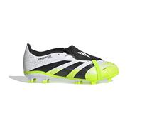 adidas Predator League Fold-Over Tongue Firm Multi Ground Football Boots Kids, Cloud White/Core Black/Lucid Lemon, 1.5 UK Child