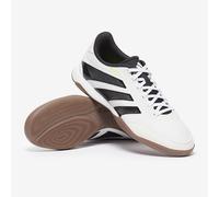 adidas Unisex Predator League Indoor Football Boots Sneaker, Cloud White/Core Black/Lucid Lemon, 8 UK