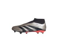 adidas Predator 24 League Laceless Firm Ground Football Boots 8.5 (42.7) Silver