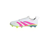 adidas Predator League Laceless Firm/Multi-Ground Boots Kids, Synthetics Upper, White