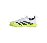 adidas Predator League Laceless Turf Football Boots Kids, Cloud White/Core Black/Lucid Lemon, 11.5 UK Child