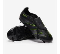 adidas Unisex Predator League Fold-Over Tongue Firm Multi Ground Football Boots, Core Black/Carbon/Lucid Lemon, 8 UK