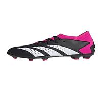 adidas Predator Precision Sneakers. Firm Ground 3 Kid-Unisex, Black/White/Pink Team Shock, 32