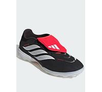 adidas PREDATOR PRO Fold-Over Tongue Turf Football Shoes, Black, Size 8.5, Men Black