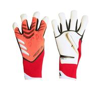 adidas Predator Pro Hybrid Goalkeeper Gloves, Recycled Polyester, Red