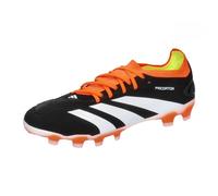 adidas Predator Pro MG Core Men's Football Boots Black/FTWR White/Solar Red 2/3, Core Black Ftwr White Solar Red, 9.5 UK